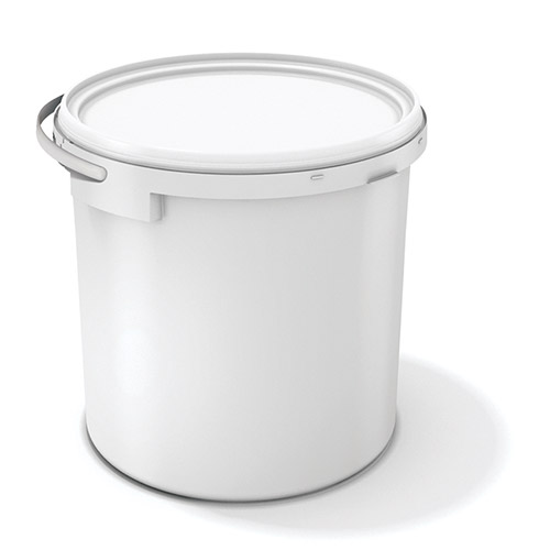 3 GALLON ROUND PLASTIC CONTAINER WITH HANDLE - IPL INDUSTRIAL SERIES
