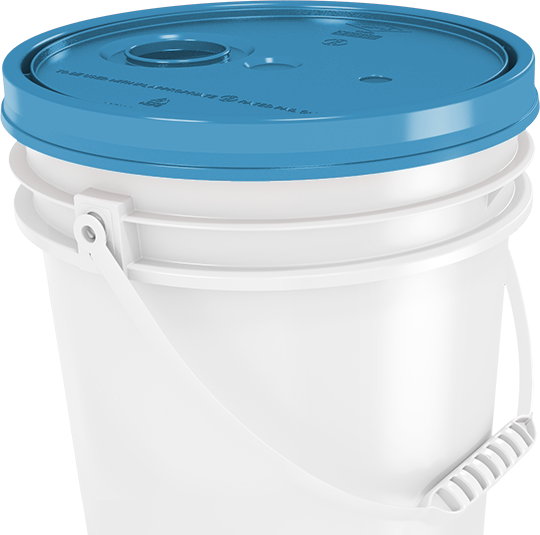IPL Commercial Series 1 Gallon Round Plastic Container