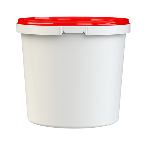 32 oz White IPL Square Container, 100 Case Pack